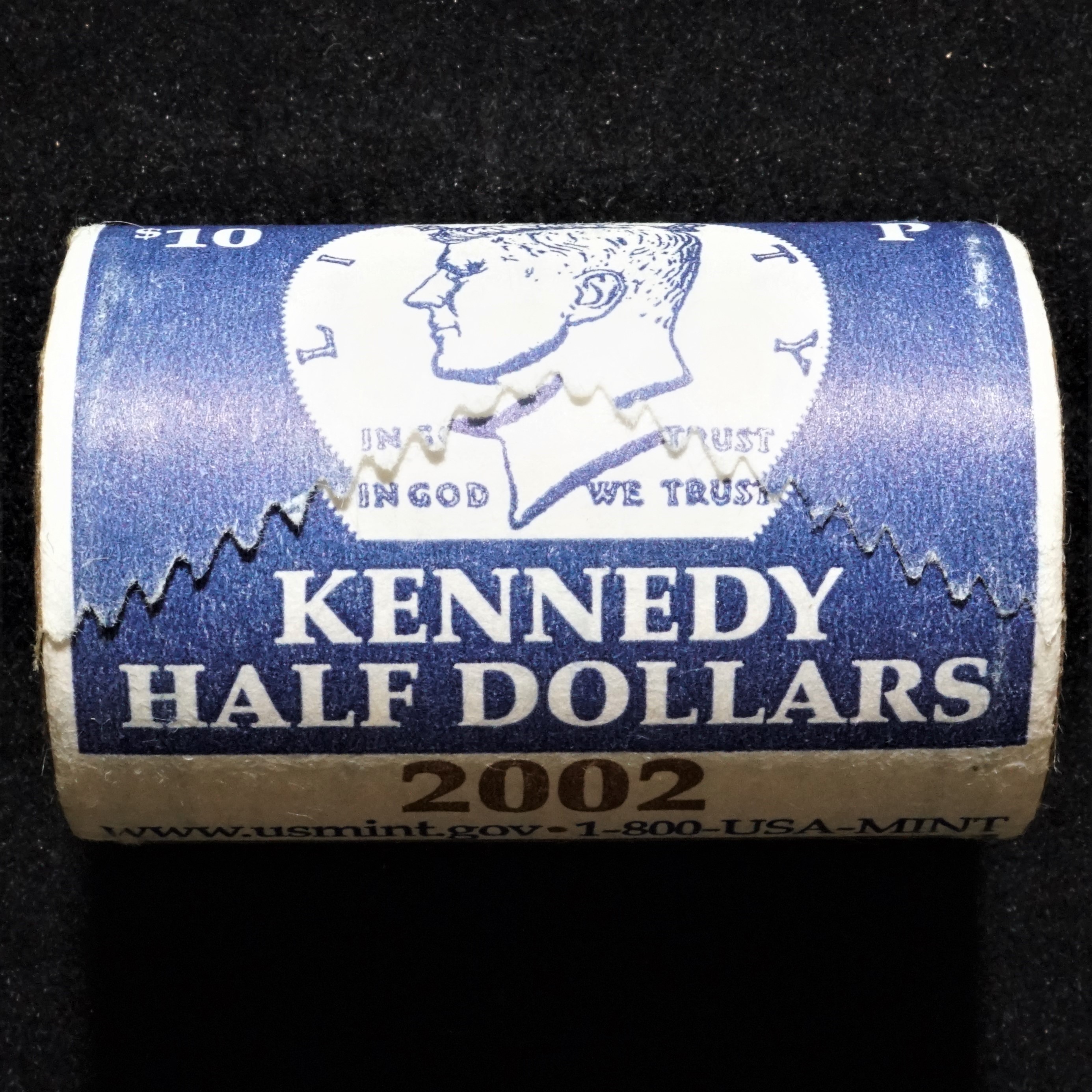 2002 Philadelphia Kennedy Half Dollar Roll Numismax