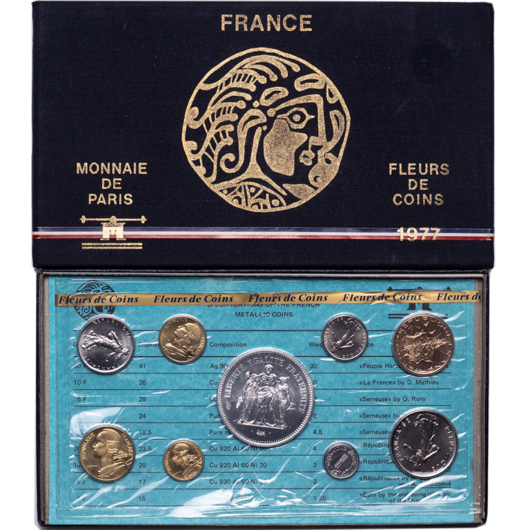 Fleurs De Coins Monnaie De Paris France Coin Specimen Set Numismax