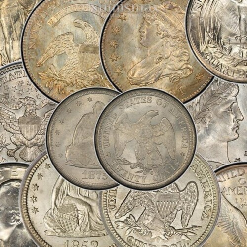 20 Cent Pieces and Quarters