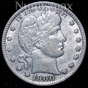 1900 Barber Quarter Dollar