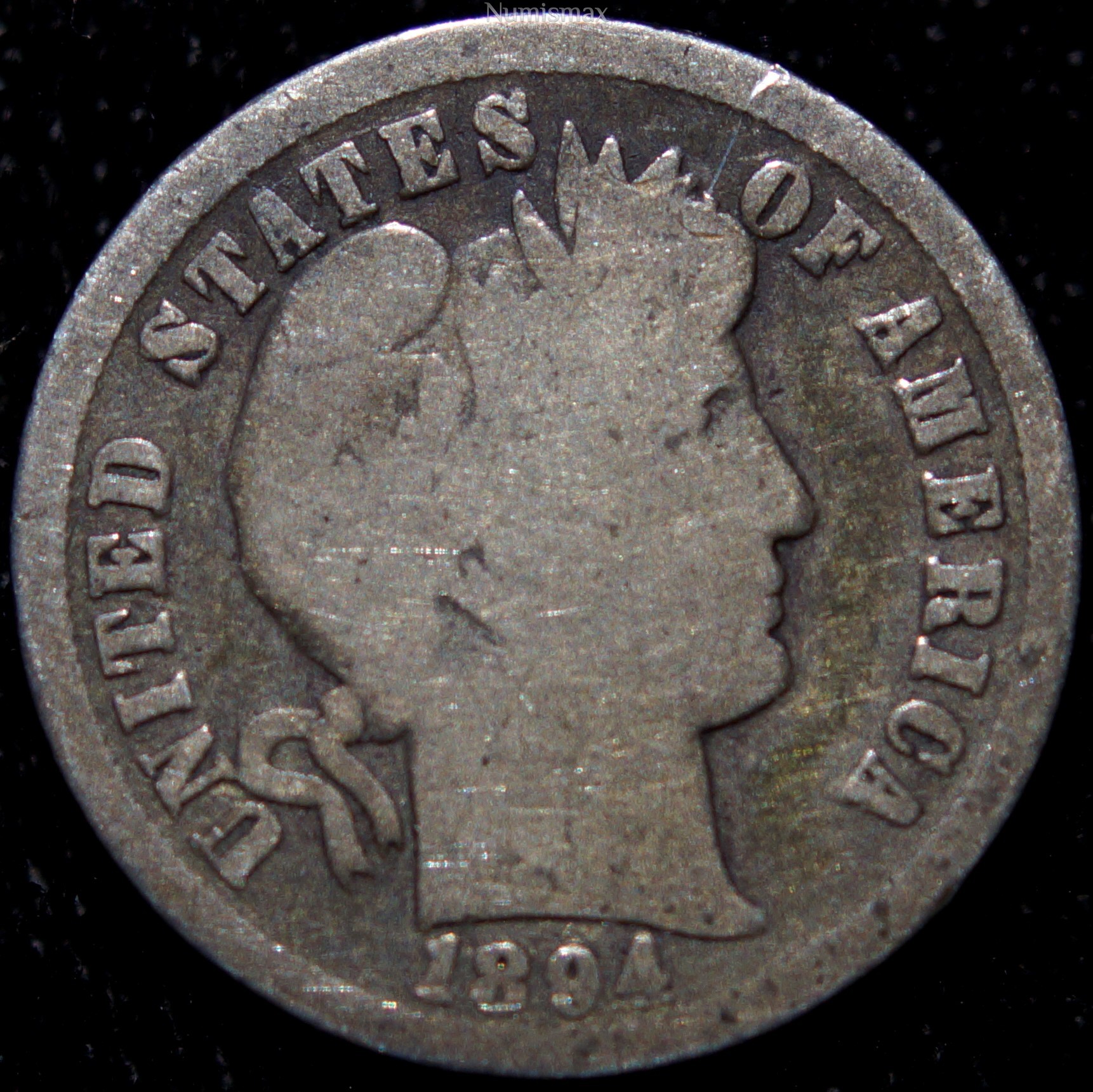 1894 Barber Dime - Numismax