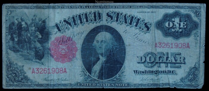 1917 $1 U.S. Large Note