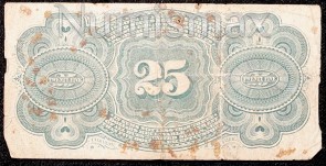 25 Cent Fractional Currency, Fourth Issue F-1303