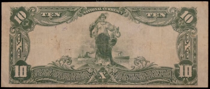 1902 $10 National Currency Stillwater, Minnesota - Image 3