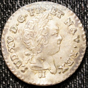 1731 H Windward Islands ISLES DU VENT silver coin