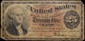 1863 Twenty-Five Cent Fractional Currency