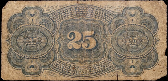 1863 Twenty-Five Cent Fractional Currency - Image 3