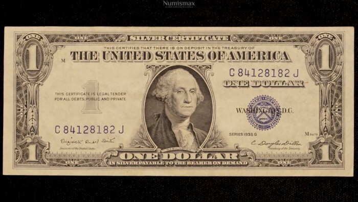 1935 G $1 Silver Certificate