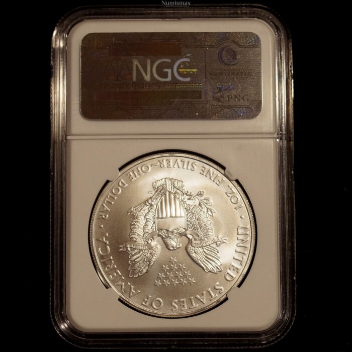 2009 Silver American Eagle NGC MS70 - Image 3