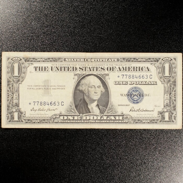 1957 $1 Silver Certificate Star Note