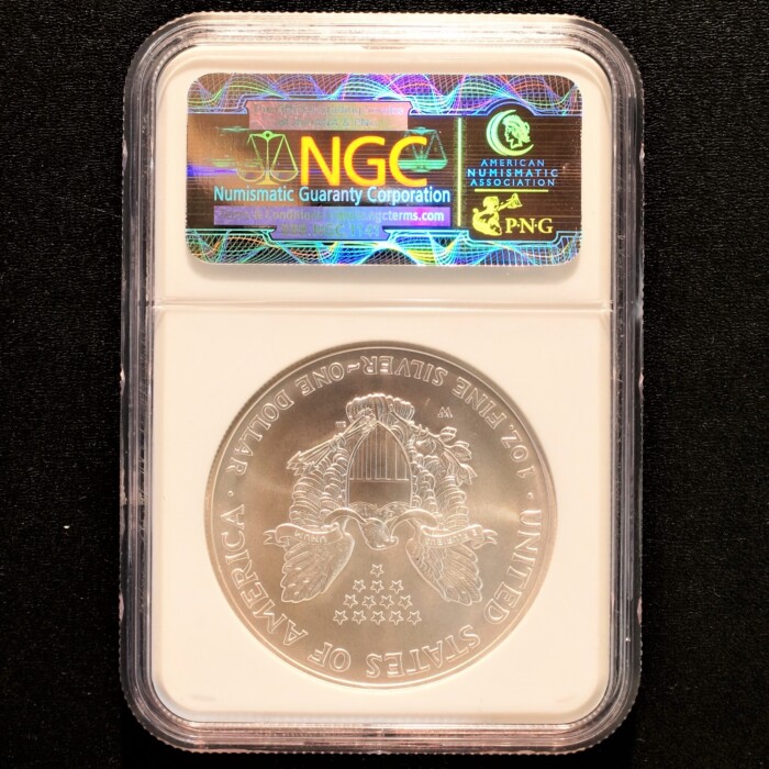 2007 Silver American Eagle NGC MS70 - Image 2