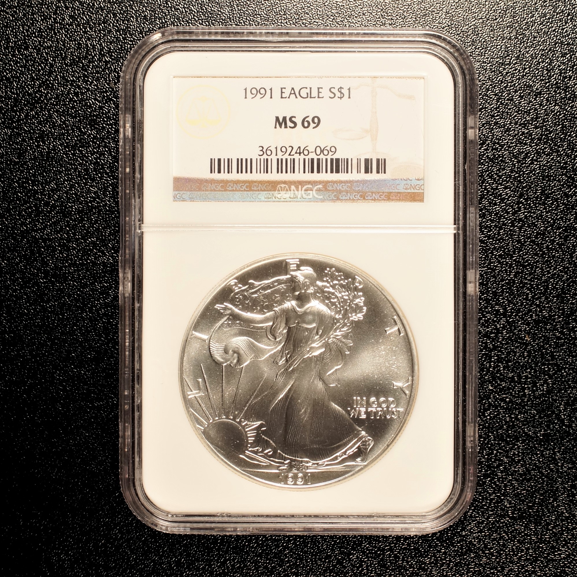 1991 Silver American Eagle NGC MS69 – Numismax