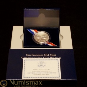 2006 San Francisco Old Mint Commemorative Uncirculated Silver Dollar