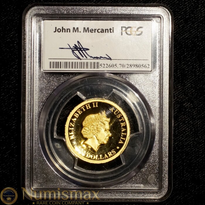 2014-P Australia Gold PCGS PR70 DCAM Wedge-Tailed Eagle High Relief (Mercanti) - Image 3