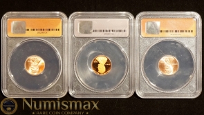 2010 P-D-S Lincoln Cents ANACS MS67/PR70 (3-Coin Lot)