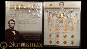 This is a 2009 and 2010 Complete Lincoln Collection.  The coins are in First Commemorative Mint packaging.  This photograph shows the exact item you will receive.