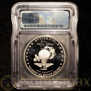 2005 P U.S. Marines CorpsCommemorative Silver Dollar ICG PR69 DCAM First Day of Issue