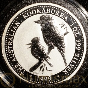 1999 Australian $1 Kookaburra Silver "P100"