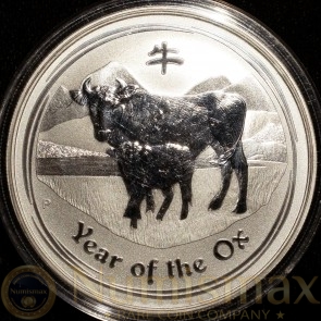 2009 Australia $1 Silver Year of the Ox