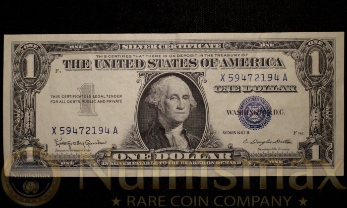 1957 B $1 Silver Certificate