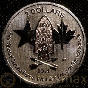 2014 Devil''s Brigade USA/Canada Silver 1/2 Ounce .9999
