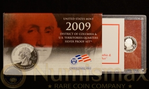 2009 District of Columbia & U.S. Territories Quarters Silver Proof Set