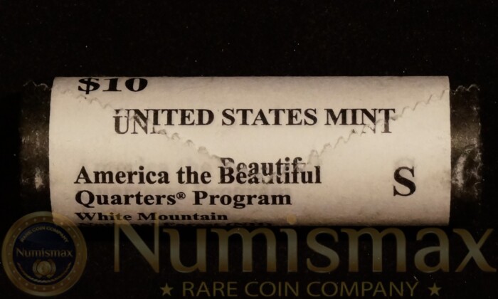 2013 S America The Beautiful White Mountain Quarters Roll