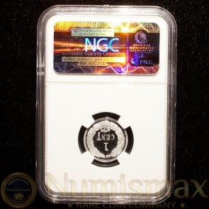 1861 Confederate Cent Smithsonian "Restrike" Silver