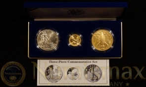 1988 America In Space Silver, Gold, Bronze Medals | 3-Coin Set