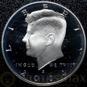 2004 S Silver Proof Kennedy Half Dollar