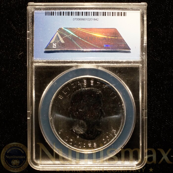 2013 Silver Maple Leaf 25th Anniversary First Day of Issue ANACS MS69 - Image 3