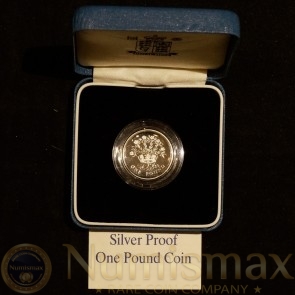 1991 United Kingdom Silver Proof One Pound Coin