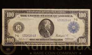 1914 $100 Federal Reserve Note