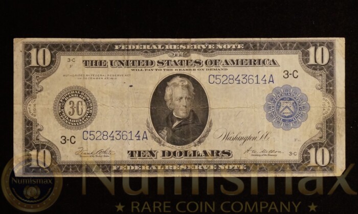 1914 $10 Federal Reserve Note