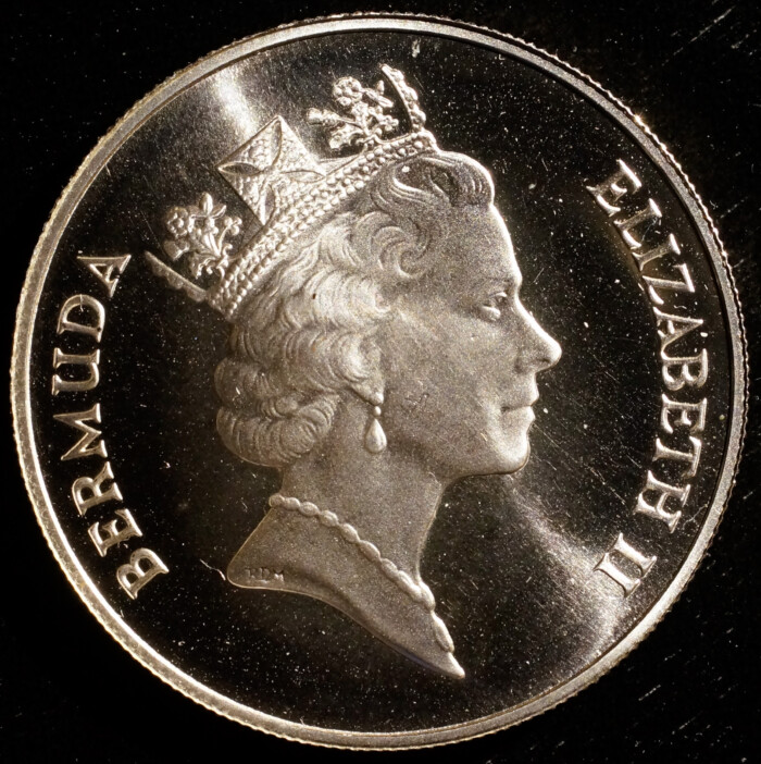 1985 Bermuda Dollar Silver | UNC - Image 2