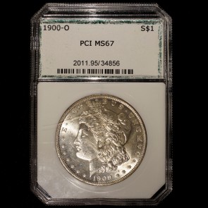 1900-O Morgan Silver Dollar | PCI Encapsulated