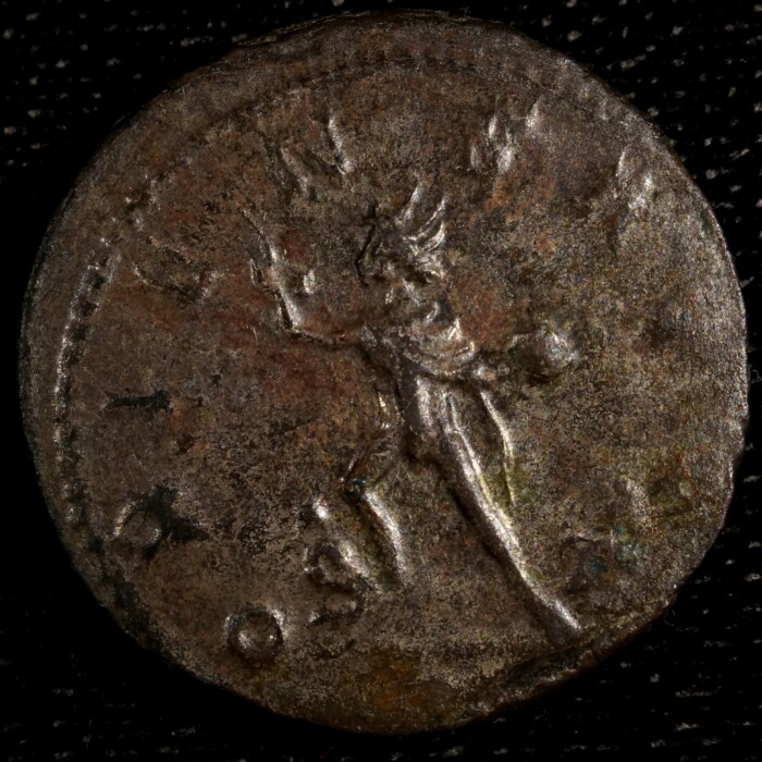 [P17] Ancient Roman Copper Antoninianus | RIC #44 Silvered - Image 3