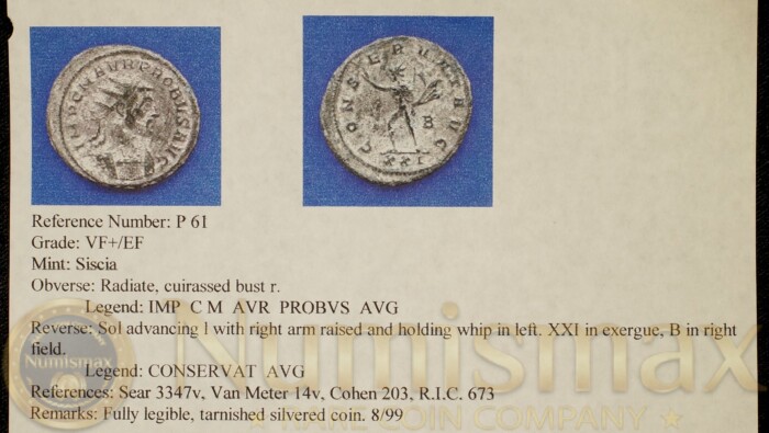 [P61] Ancient Roman Probus Antoninianus | RIC #673 - Image 4