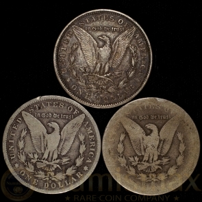 1882 S-O-P Morgan Silver Dollars | 3-Coin Lot
