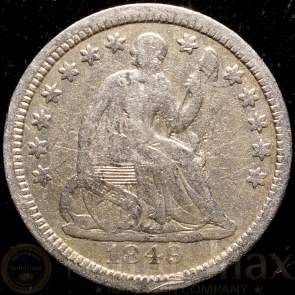 1849 Half Dime | 9 Over 8