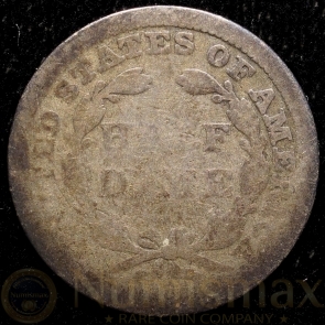 1858 Half Dime | Over Inverted Date