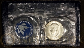 1971 Eisenhower Dollar | Blue Envelope