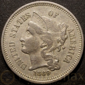 1869 Three-Cent Nickel