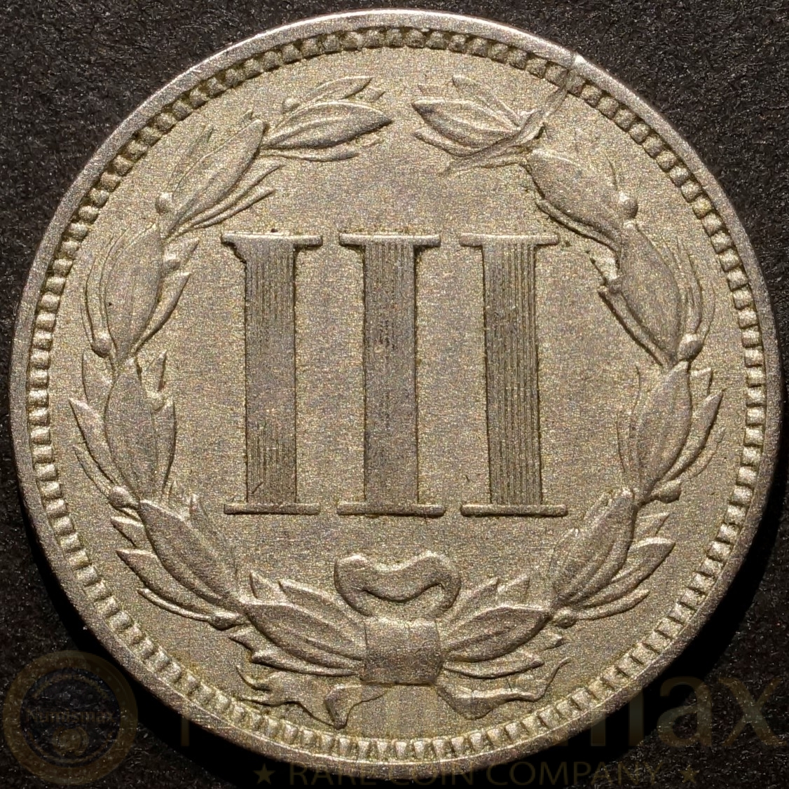 1869 Three Cent Nickel Numismax