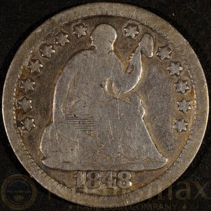 1848 Half Dime | Medium Date