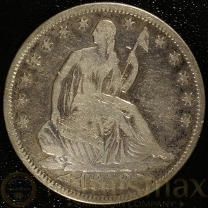 1853 Liberty Seated Half Dollar | Arrows and Rays