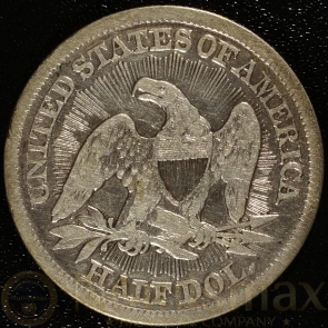 1853 Liberty Seated Half Dollar | Arrows and Rays