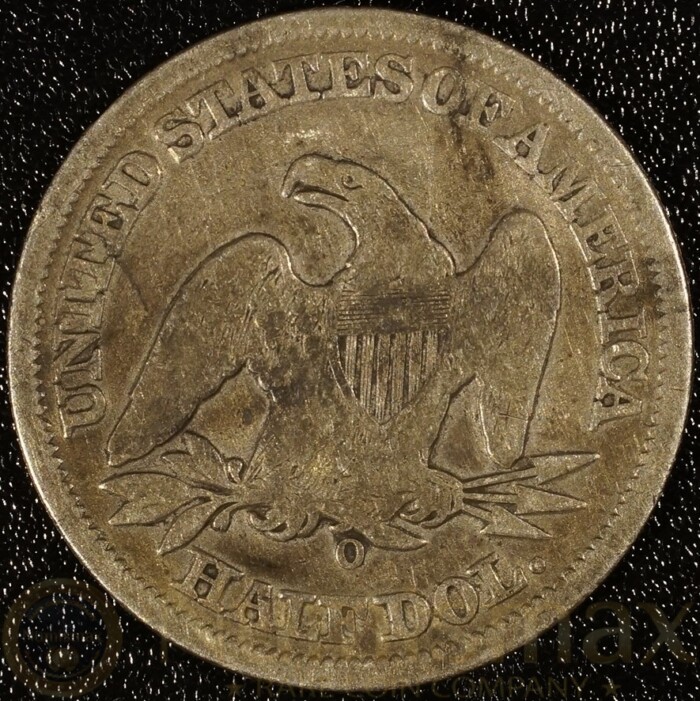 1855 New Orleans Half Dollar Seated Liberty with Arrows - Image 3