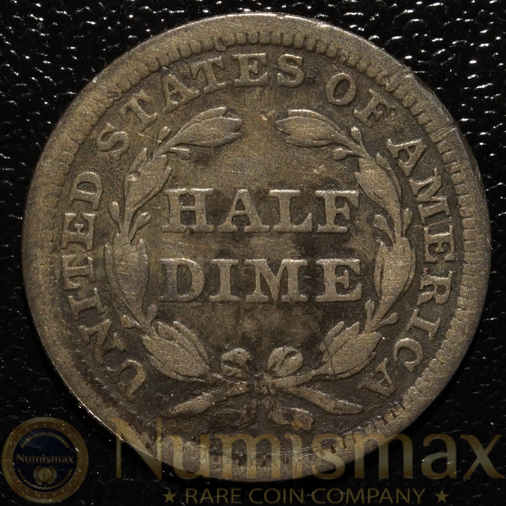 1855 Liberty Seated Half Dime | With Arrows