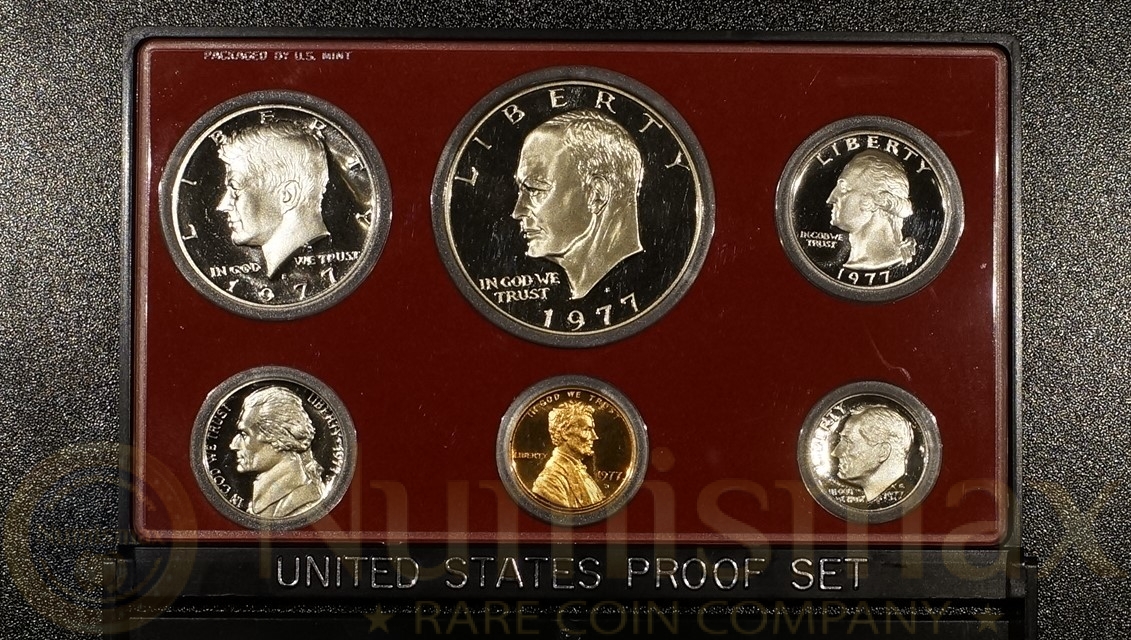 1977 San Francisco Proof Set Plastic - Numismax